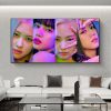 Black Pink Korean Girl Group Jisoo Jennie Ros Lisa Posters Canvas Prints Painting Wall Art Pictures 1 - Black Pink Gifts