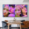 Black Pink Korean Girl Group Jisoo Jennie Ros Lisa Posters Canvas Prints Painting Wall Art Pictures - Black Pink Gifts