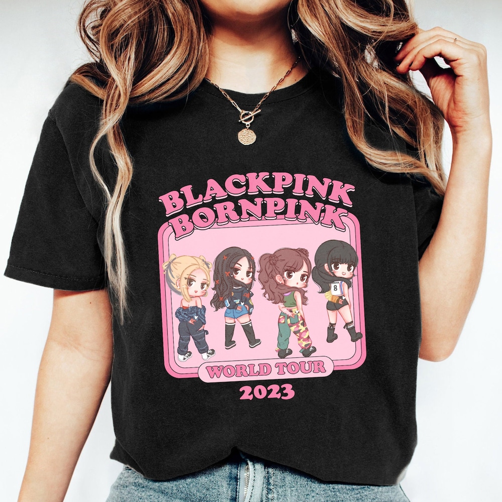 Retro Blackpink Chibi T-shirt