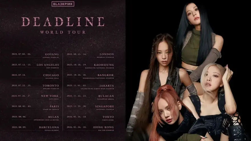 world tour 2025 cua blackpink tat ca thong tin can nam 3 - Black Pink Gifts